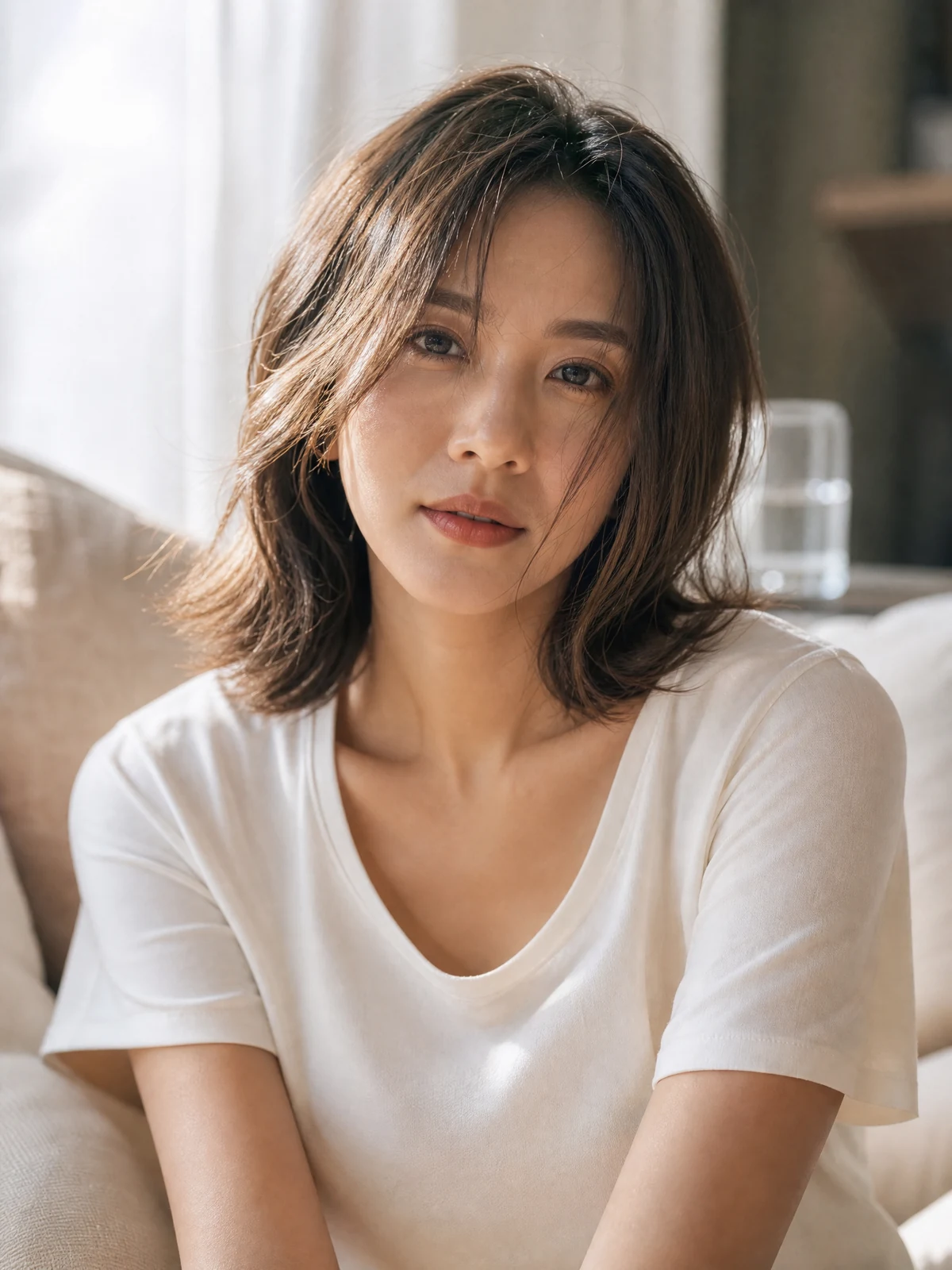 Solene 在家中安靜休息